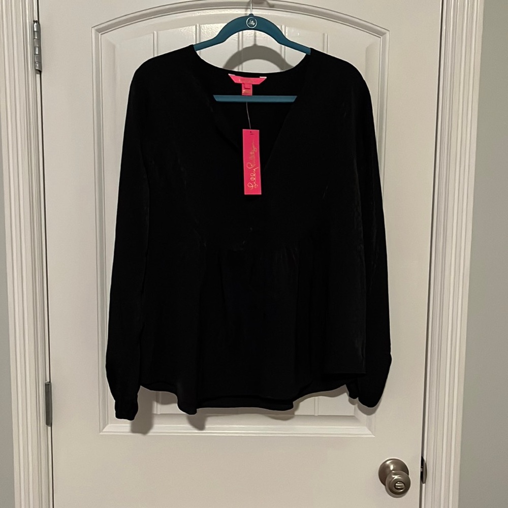 Black Lilly Pulitzer blouse